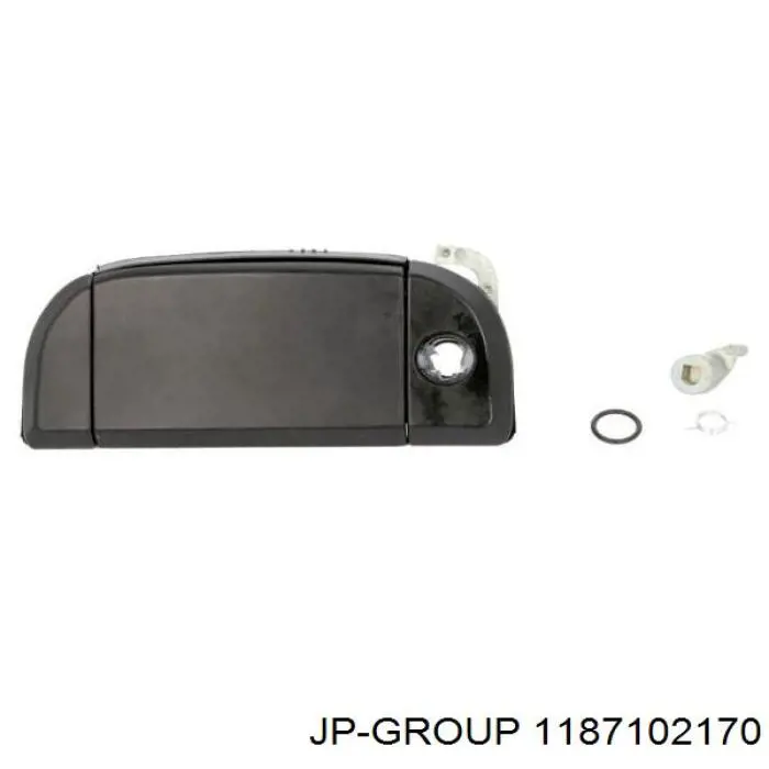 Compre 1187102170 JP Group Maçaneta dianteira esquerda externa da porta