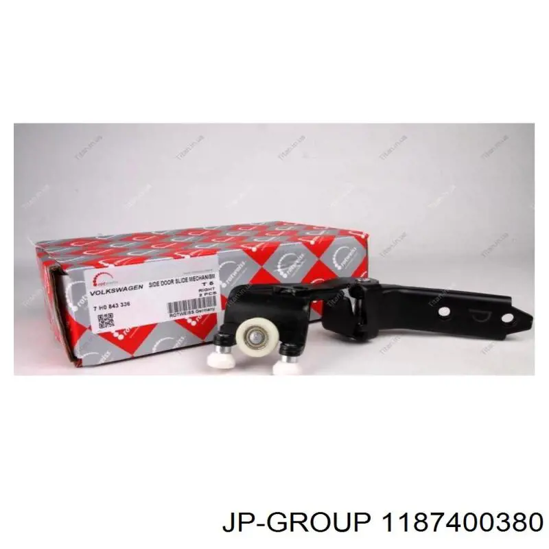 Compre 1187400380 JP Group Rolo direito central da porta lateral (deslizante)