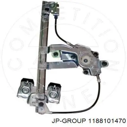 Compre 1188101470 JP Group Mecanismo de acionamento de vidro da porta traseira esquerda