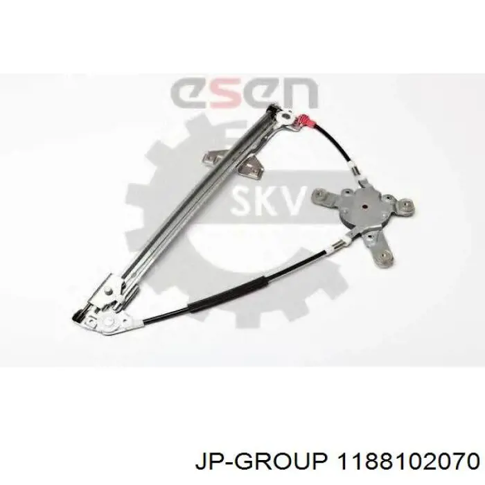 Compre 1188102070 JP Group Mecanismo de acionamento de vidro da porta dianteira esquerda