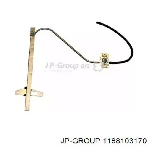 Mecanismo de acionamento de vidro da porta dianteira esquerda para Volkswagen Transporter T3 24, 25, 251