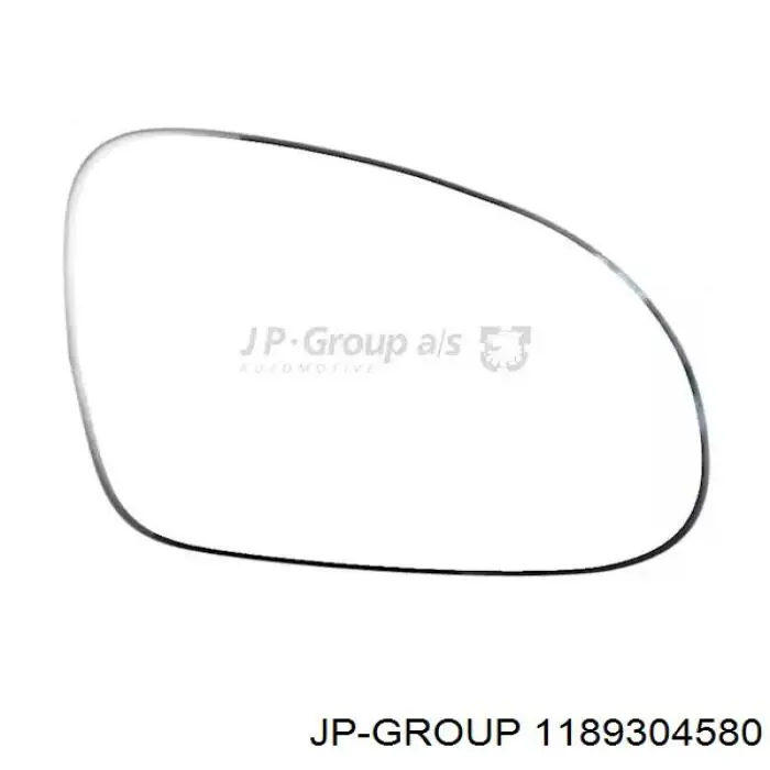 1189304580 JP Group Elemento espelhado do espelho de retrovisão direito