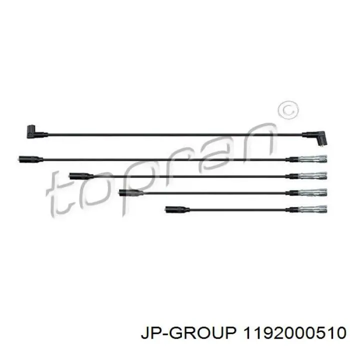 Compre 1192000510 JP Group Fios de alta voltagem, kit
