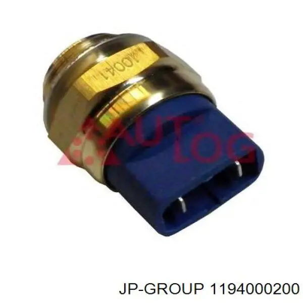 Compre 1194000200 JP Group Sensor de temperatura do fluido de esfriamento (de ativação de ventilador do radiador)