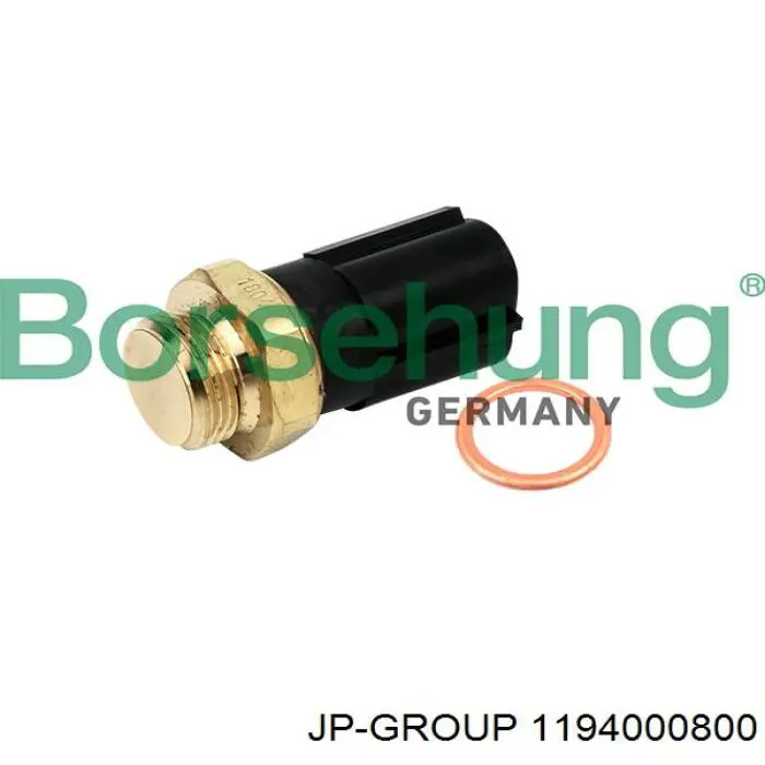 Compre 1194000800 JP Group Sensor de temperatura do fluido de esfriamento (de ativação de ventilador do radiador)
