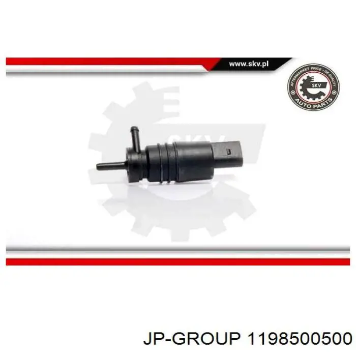 Compre 1198500500 JP Group Bomba de motor de fluido para lavador de vidro dianteiro