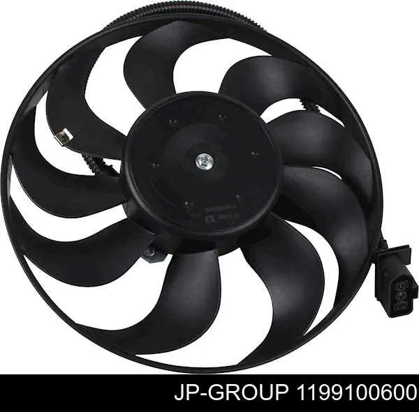 Ventilador elétrico de esfriamento montado (motor + roda de aletas) direito JP Group 1199100600 preço, a partir de 68,74 USD