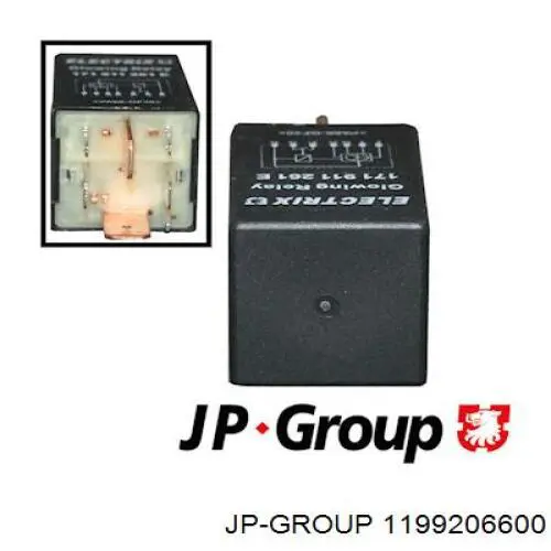 Compre 1199206600 JP Group Relê das velas de incandescência