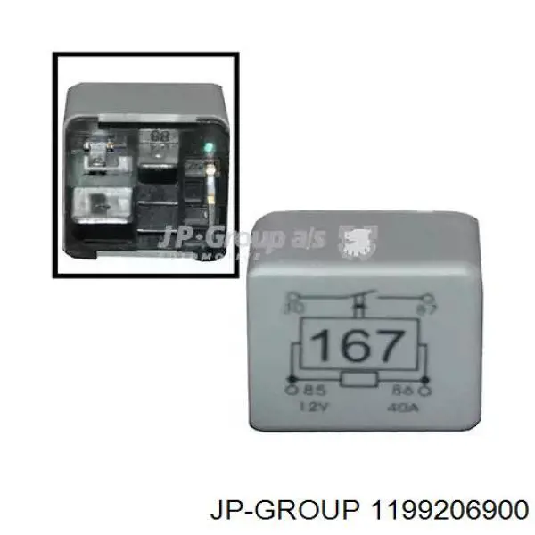 Relê de bomba de gasolina elétrica JP Group 1199206900 preço, a partir de 9,99 USD