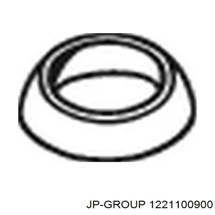 Compre 1221100900 JP Group Vedante de tubo de admissão do silenciador