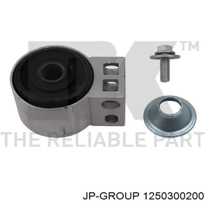 Compre 1250300200 JP Group Bloco silencioso dianteiro do braço oscilante inferior