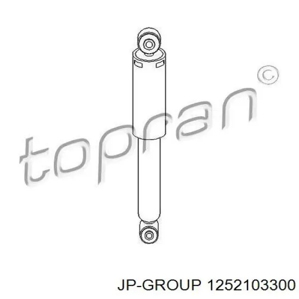 Compre 1252103300 JP Group Amortecedor traseiro
