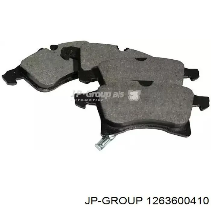 Sapatas do freio dianteiras de disco JP Group 1263600410 preço, a partir de 27,78 USD