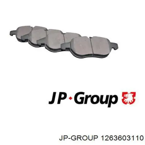 1263603110 JP Group Sapatas do freio dianteiras de disco