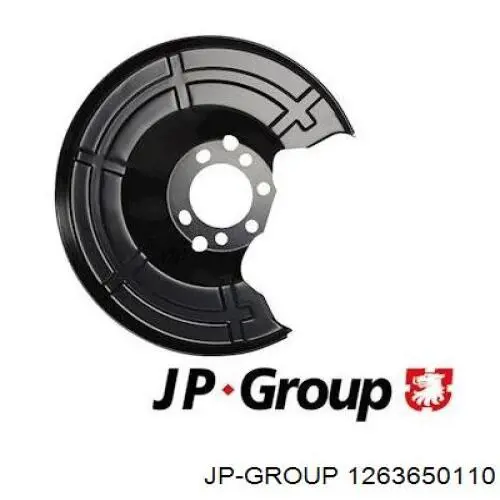 1263650110 JP Group Kit de molas de fixação de sapatas de disco dianteiras