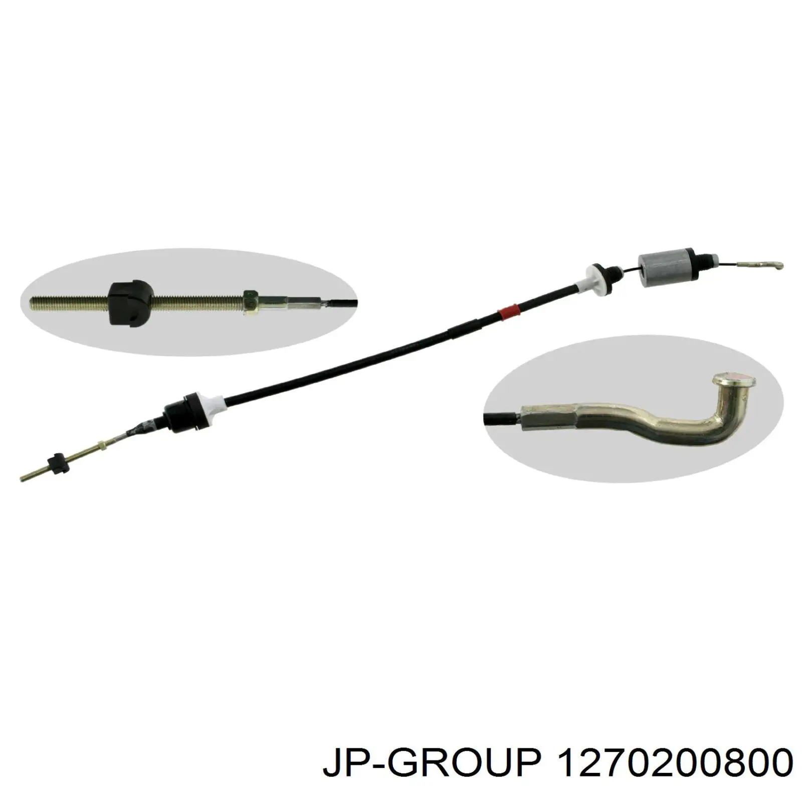 Compre 1270200800 JP Group Cabo de embraiagem