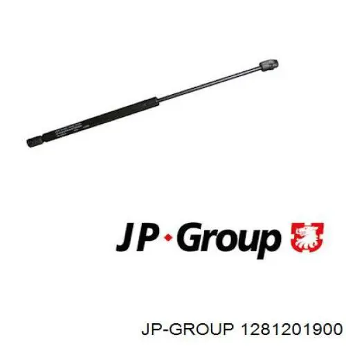 Amortecedor de tampa de porta-malas (de 3ª/5ª porta traseira) JP Group 1281201900 preço, a partir de 15,86 USD