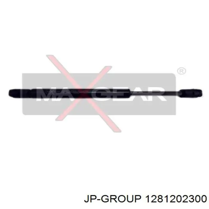 Compre 1281202300 JP Group Amortecedor de tampa de porta-malas (de 3ª/5ª porta traseira)
