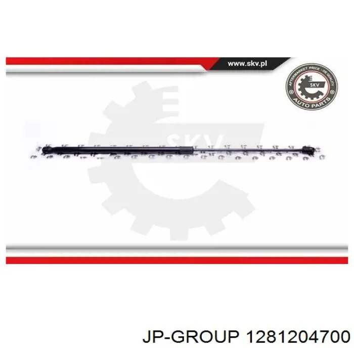 Compre 1281204700 JP Group Amortecedor da capota