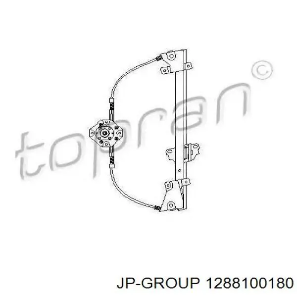 Mecanismo de acionamento de vidro da porta dianteira direita JP Group 1288100180 preço, a partir de 23,82 USD