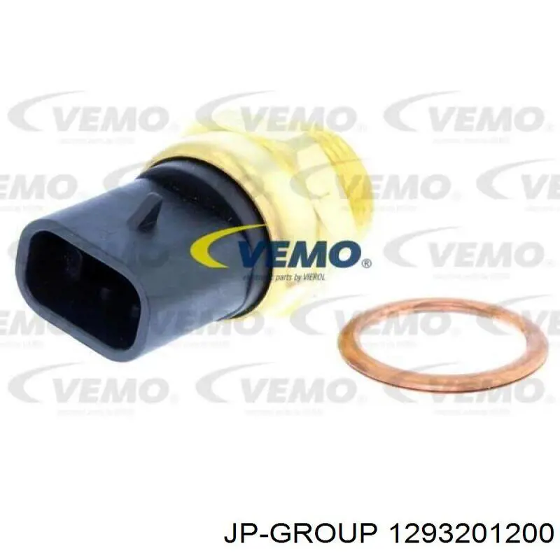 Compre 1293201200 JP Group Sensor de temperatura do fluido de esfriamento (de ativação de ventilador do radiador)