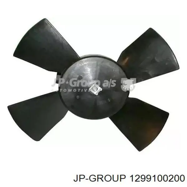 Ventilador elétrico de esfriamento montado (motor + roda de aletas) JP Group 1299100200 preço, a partir de 68,39 USD