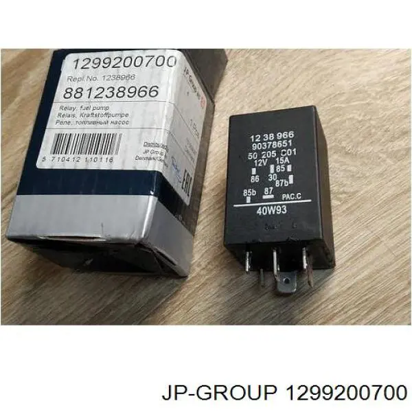 Relê de bomba de gasolina elétrica JP Group 1299200700 preço, a partir de 14,39 USD
