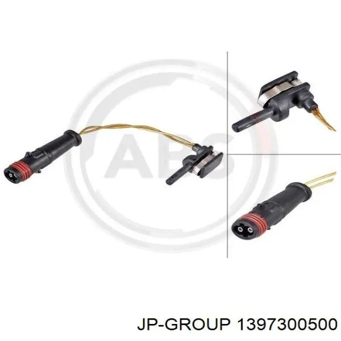 Compre 1397300500 JP Group Sensor traseiro de desgaste das sapatas do freio