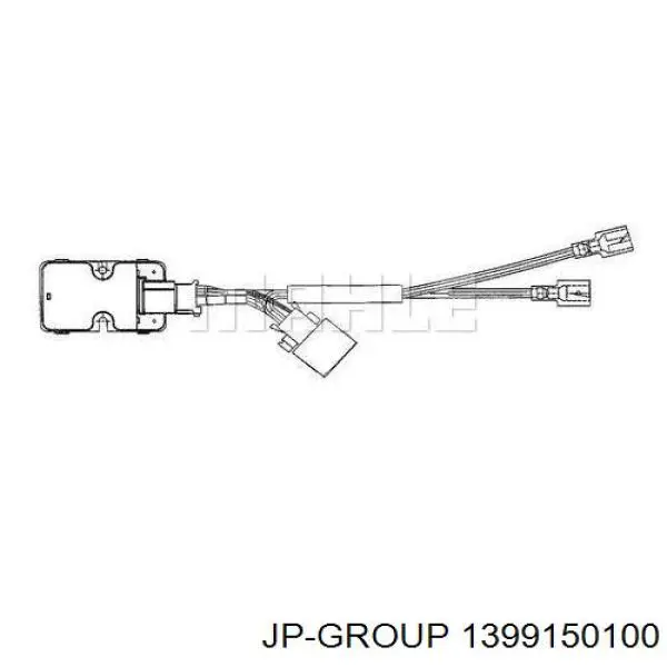Resistor (resistência) de ventilador de forno (de aquecedor de salão) JP Group 1399150100 preço, a partir de 54,58 USD