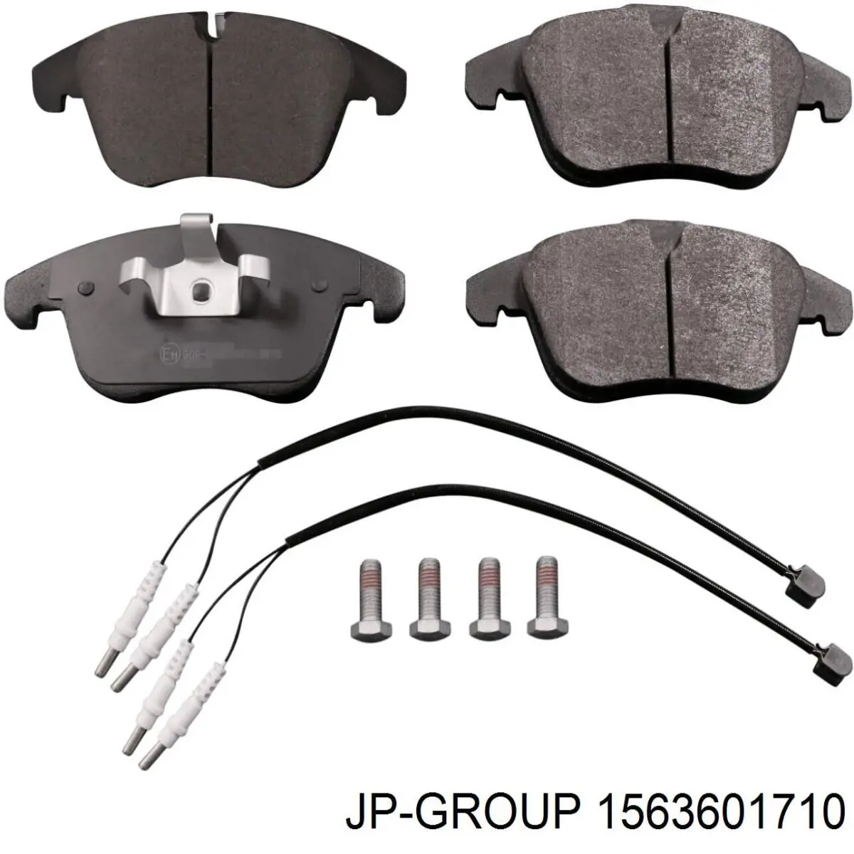 Sapatas do freio dianteiras de disco JP Group 1563601710 preço, a partir de 34,55 USD
