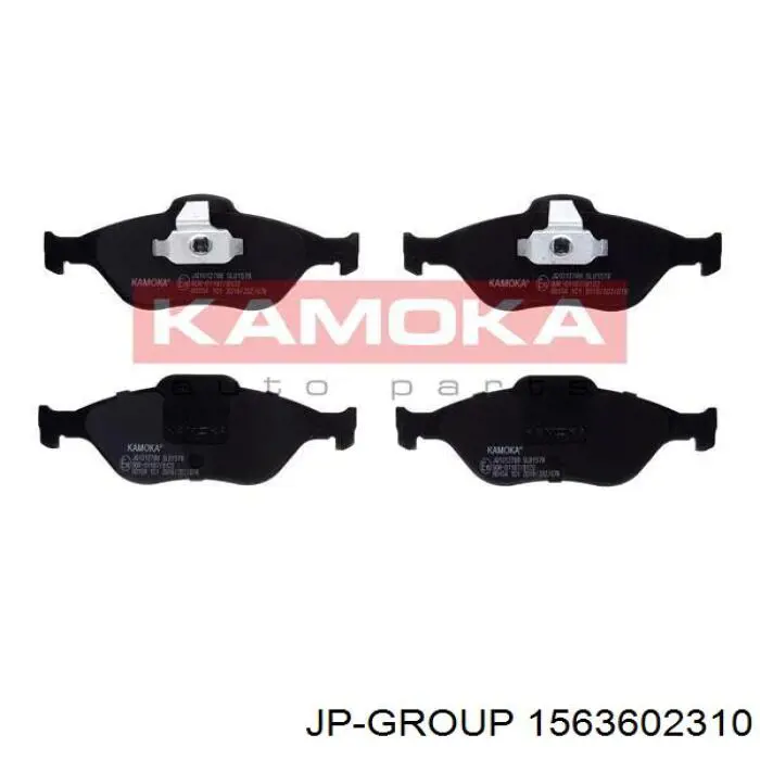 1563602310 JP Group Sapatas do freio dianteiras de disco