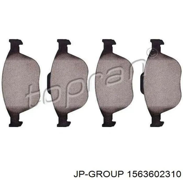 Sapatas do freio dianteiras de disco JP Group 1563602310 preço, a partir de 31,33 USD