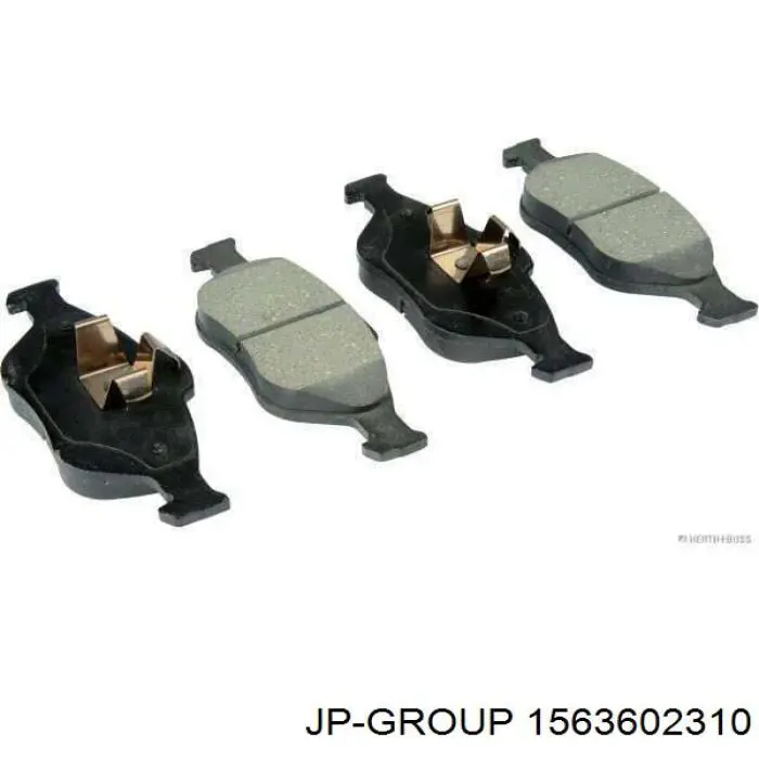 Compre 1563602310 JP Group Sapatas do freio dianteiras de disco