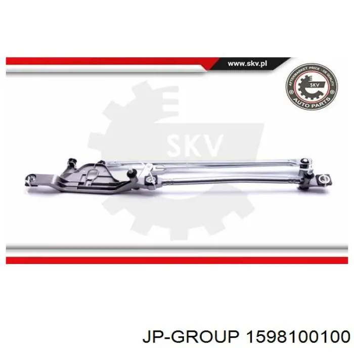 1598100100 JP Group Trapézio de limpador pára-brisas