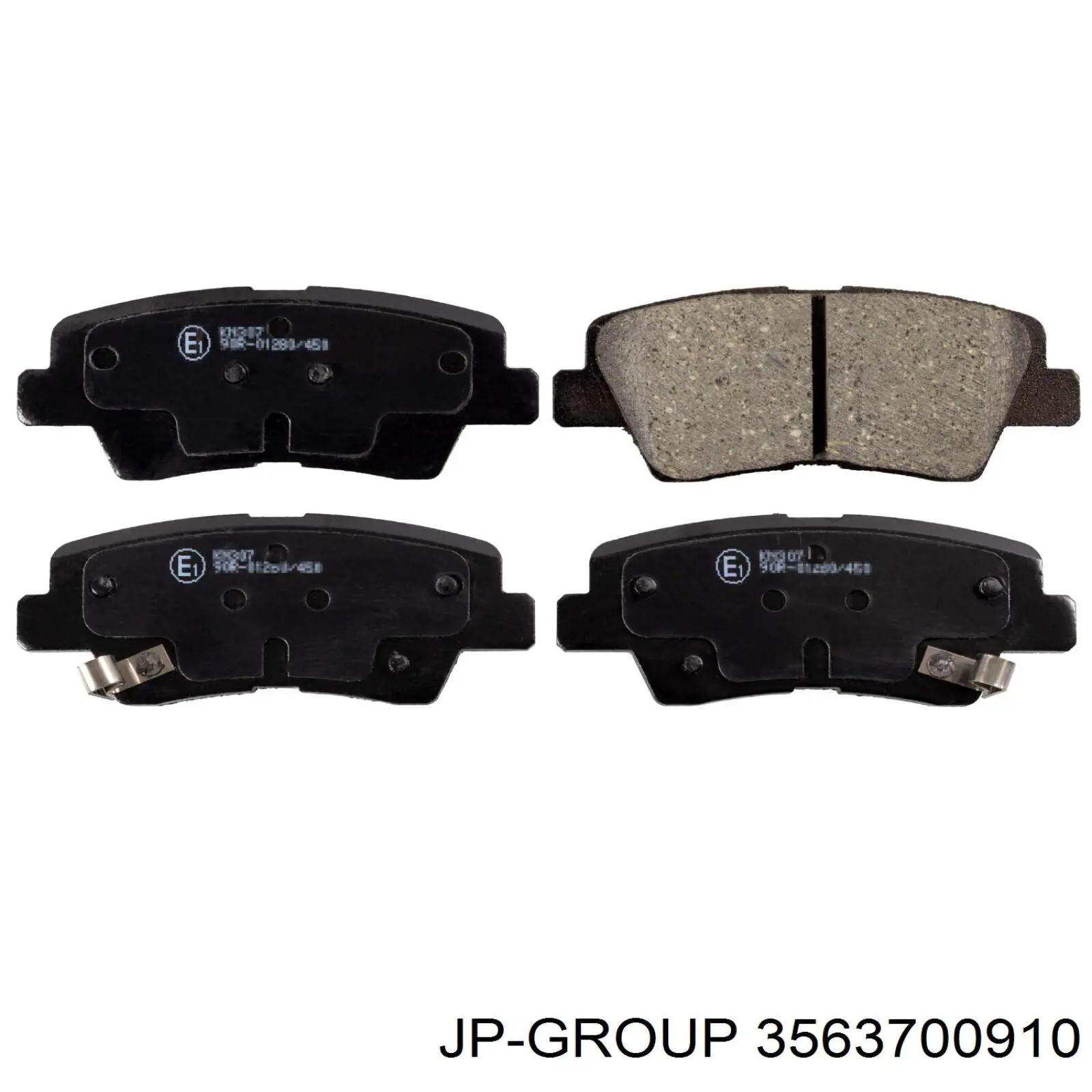 Sapatas do freio traseiras de disco JP Group 3563700910 preço, a partir de 35,41 USD