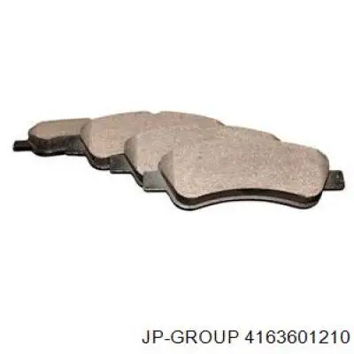 4163601210 JP Group Sapatas do freio dianteiras de disco