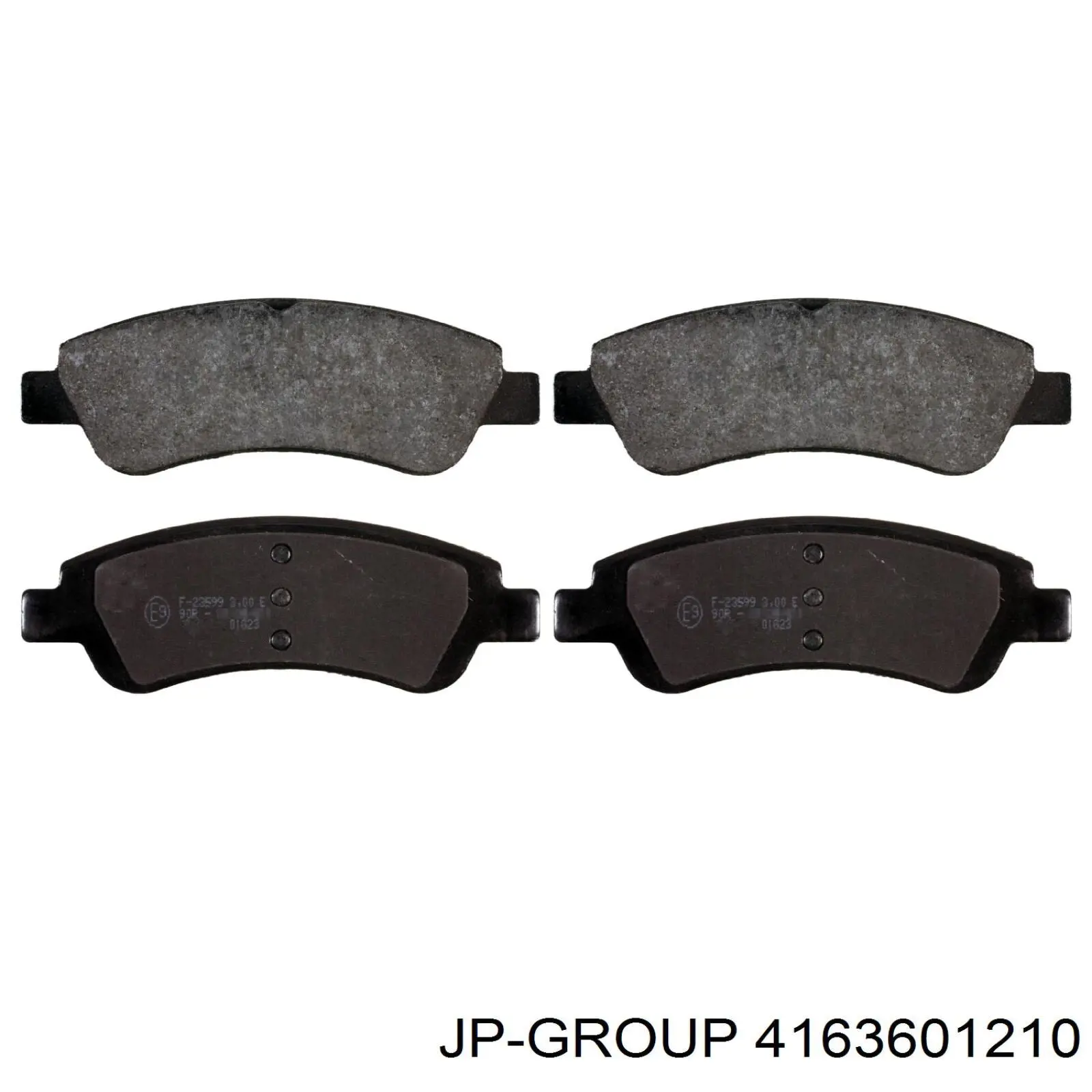 Sapatas do freio dianteiras de disco JP Group 4163601210 preço, a partir de 22,88 USD