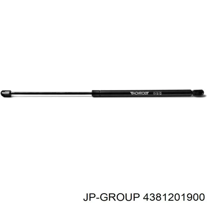 Amortecedor de tampa de porta-malas (de 3ª/5ª porta traseira) JP Group 4381201900 preço, a partir de 14,17 USD