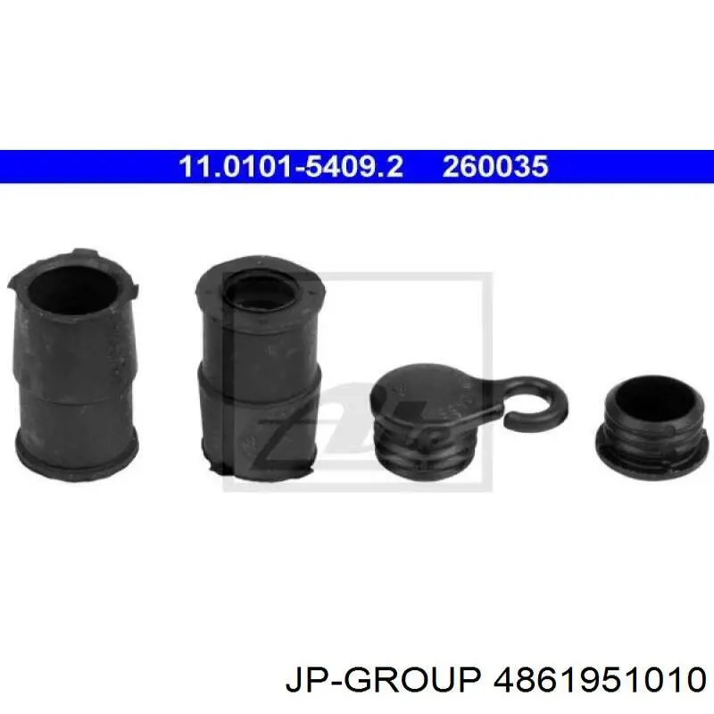 Guia inferior de suporte dianteiro JP Group 4861951010 preço, a partir de 8,57 USD