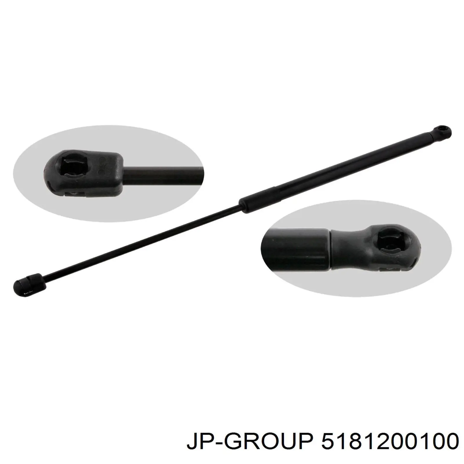 5181200100 JP Group Amortecedor de tampa de porta-malas (de 3ª/5ª porta traseira)