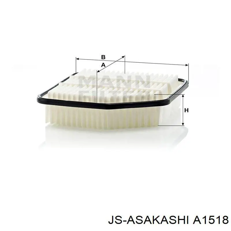 A1518 JS Asakashi Filtro de ar