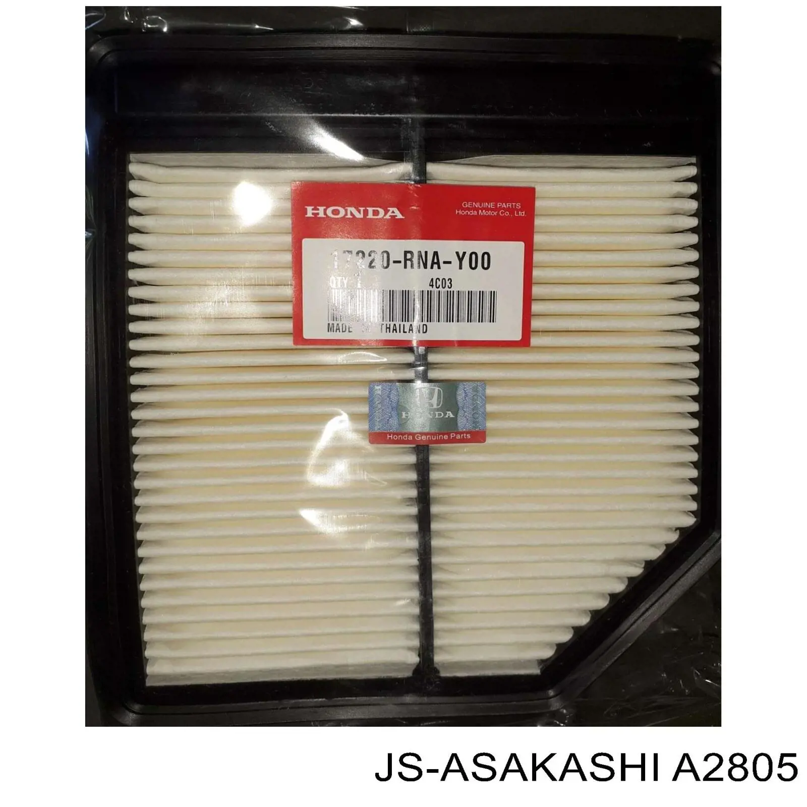 Filtro de ar A2805 JS Asakashi