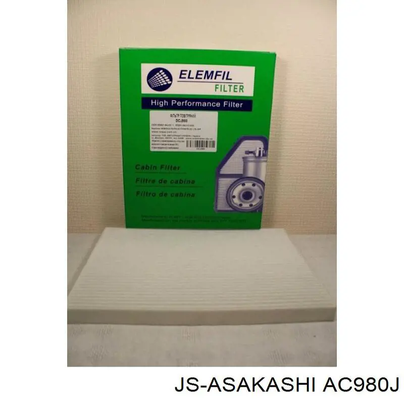AC980J JS Asakashi Filtro de salão