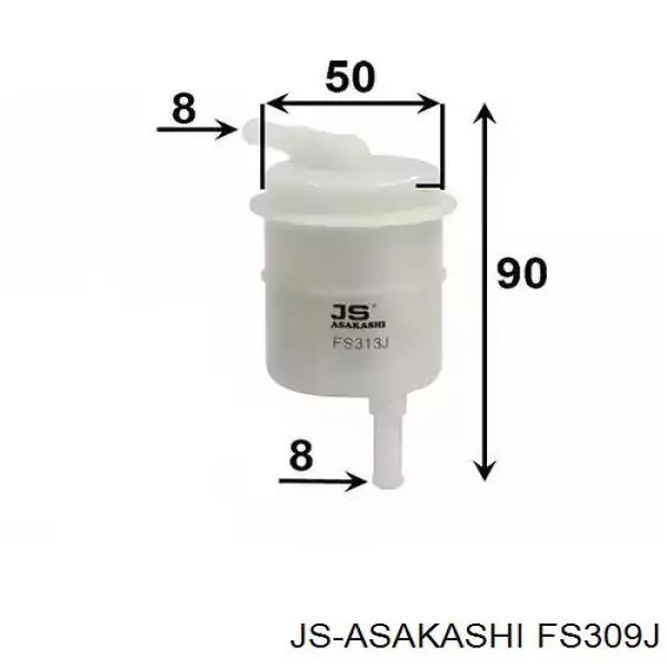 FS309J JS Asakashi Filtro de combustível
