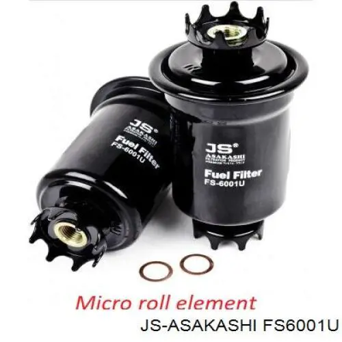 FS6001U JS Asakashi Filtro de combustível