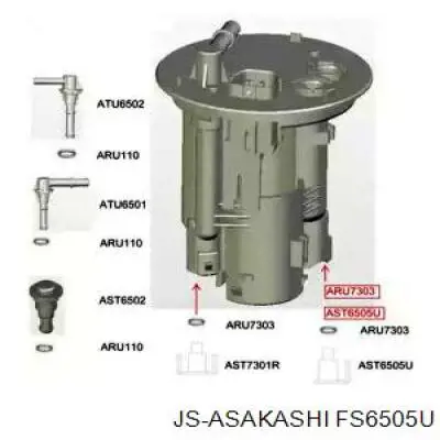 Compre FS6505U JS Asakashi Filtro de combustível