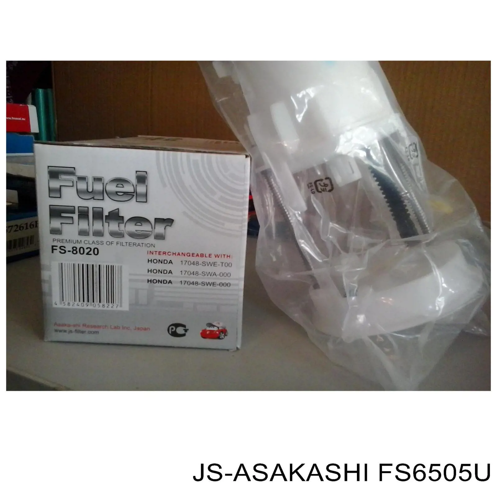 FS6505U JS Asakashi Filtro de combustível