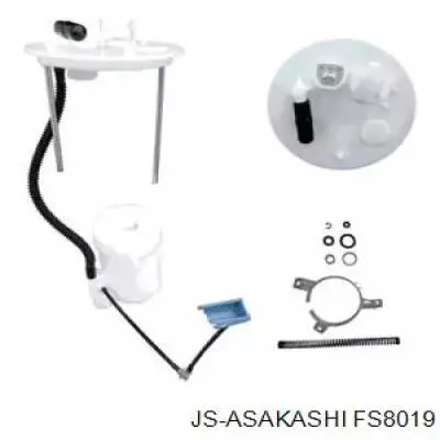Filtro de combustível FS8019 JS Asakashi