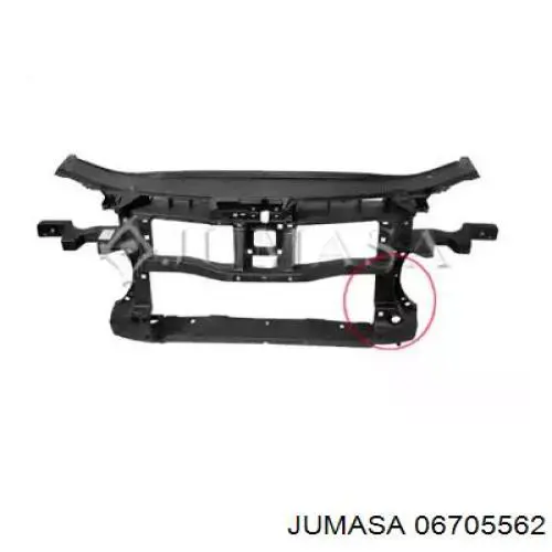 Compre 3L805017 AND Suporte do radiador montado (painel de montagem de fixação das luzes)
