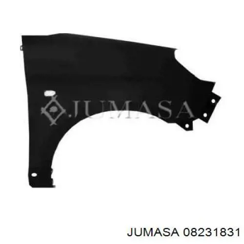 6632107390 Hyundai/Kia Pára-lama dianteiro direito